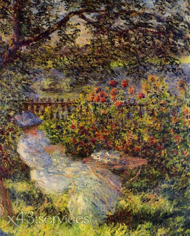 Claude Monet - Alice Hoschede im Garten